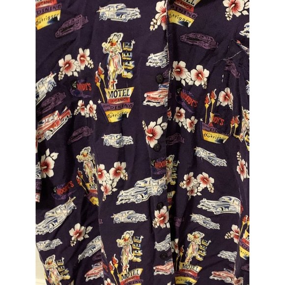 Mens O'Rageous Hawaiian Short Sleeve Shirt XXLarge camper tropical drinks - Picture 3 of 5